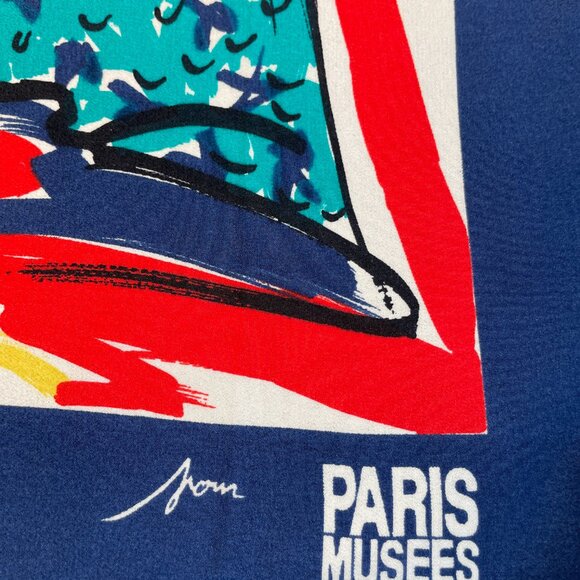 Vintage Balenciaga Silk Scarf – Paris Musées –1957  Fashion Collection - Picture 3 of 15